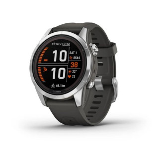 Смарт-годинник GARMIN Fenix 7S Pro Sapphire Solar Edition Silver