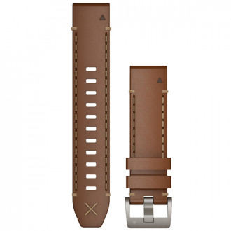MARQ, QuickFit 22m, Italian Vacchetta Leather Strap, ремінець Garmin MARQ 