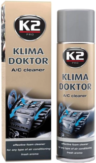 Очисник кондиціонера Пінний очисник, дезінфектор кондиціонера K2 KLIMA DOKTOR 500мл K2