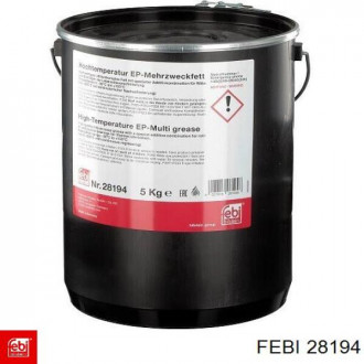 Мастило для ШРКШ та підшипників High temperature EP multi grease FEBI 28194