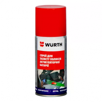 Мастило для контактів СПРЕЙ ДЛЯ ЗАХИСТУ ПОЛЮСІВ АКУМУЛЯТОРНОЇ БАТАРЕЇ WURTH 0890104