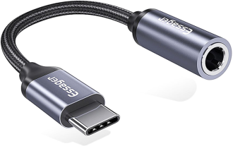 Адаптер Essager E01 Type c to 3.5mm Jack Headphone Adapter grey (EZJE01-0G) Essager EZJE01-0G