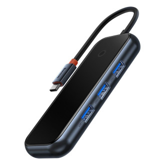 USB-Hub Baseus AcmeJoy 4-Port Type-C HUB Adapter(Type-C to USB3.0*3+Type-C PD&Data *1)Dark Gray Baseus WKJZ010013