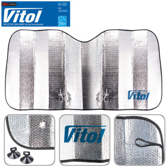 Шторка сонцезахисна дзеркальна Vitol (175x100см) XL Vitol (HG002/(1750x1000))