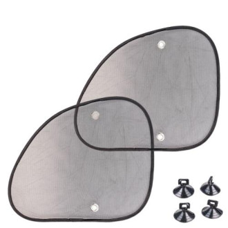 Шторка сонцезахисна на присосках на бік коса  2шт х 44x38см  Vitol Vitol (TH204S)