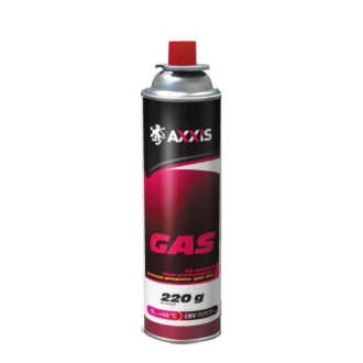 Газ всесезонний для пальників (балон 450ml/220г) <AXXIS> AXXIS