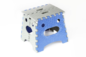 Стілець складаний пластиковий малий 27*22*26см СИЛА