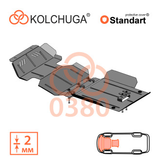 Захист двигуна Haval H5 2011- Kolchuga Standart (1.0380)