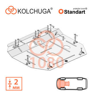 Захист двигуна Haval H6 2020- Kolchuga Standart (1.1080)