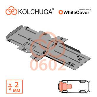 Захист двигуна Land Rover Range Rover Sport 2013- Kolchuga WhiteCover (4.0602)