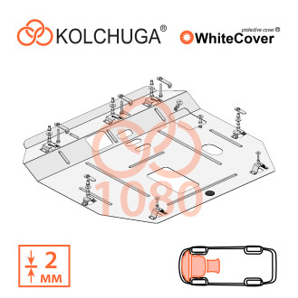 Захист двигуна Haval H6 2020- Kolchuga WhiteCover (4.1080)