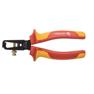 HOEGERT Кліщі ізольовані для зачистки проводу HOEGERT 160 