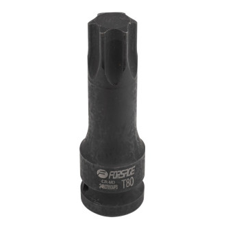 FORSAGE Головка-біта TORX ударна 1/2", T80 Forsage F-24607880MPB