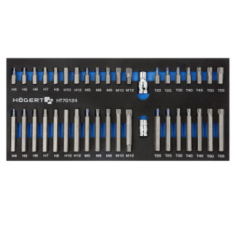 HOEGERT Набір біт 40 шт., EVA HOEGERT 40 (HT7G124)
