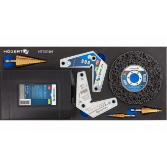 HOEGERT Набір свердл по металу, 53 шт. HOEGERT 53 (HT7G154)