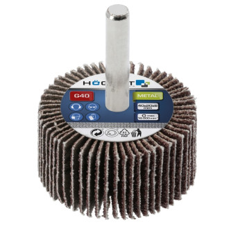 HOEGERT Круг  шліфувальний пелюстковий на шпильці HOEGERT 60 (HT8D015)