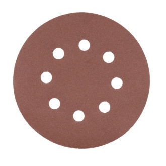 HOEGERT Круг  шліфувальний на липучці з отворами (уп/5 шт.) HOEGERT 125 (HT8D125)