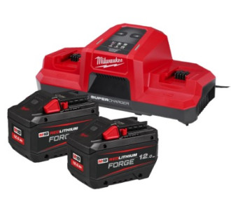 Енергокомплект M18 FORGENRG-122DBSC MILWAUKEE (2 акум 12А/г , зарядн.пристрій)