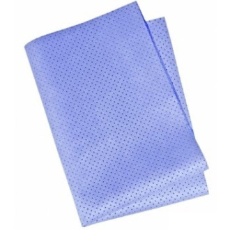 Ганчірка автомобільна із штучної замші блакитна (перфорована) Hi-Tech 0030