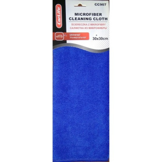Ганчірка з мікрофібри синя, 30х30 см CARLIFE CC907