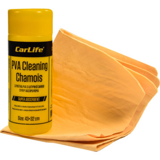 Ганчірка PVA в тубі ,43х32 см мала CARLIFE CC902