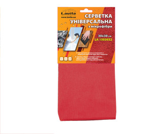 Мікрофібра рушник 30X30 червоний LAVITA LA1503032