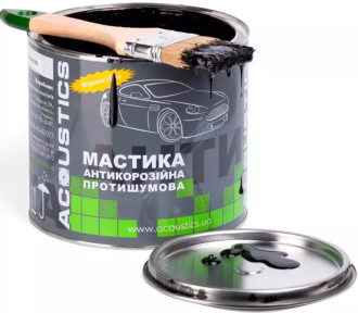 Мастика бітумно-каучукова Acоustics 2 кг ACOUSTICS 42001