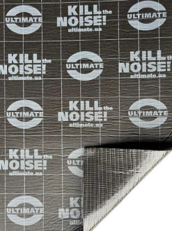 Надлегка шумоізолююча акустична мембрана ULTIMATE SOFT PLUS 6мм, розмір 500х750 мм ULTIMATE 70710602783