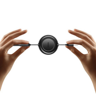 Кабель Baseus Bright Mirror 2 Series Retractable 3-in-1 Fast Charging Data Cable USB to M+L+C 3.5A 1.1m Black