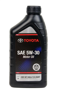 Олива моторна Toyota Motor Oil SM 5W30, 946 мл. 002791QT5W Toyota/Lexus 00279-1QT5W